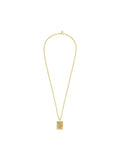 1 Bam Bird Mahjong Tile Long Necklace