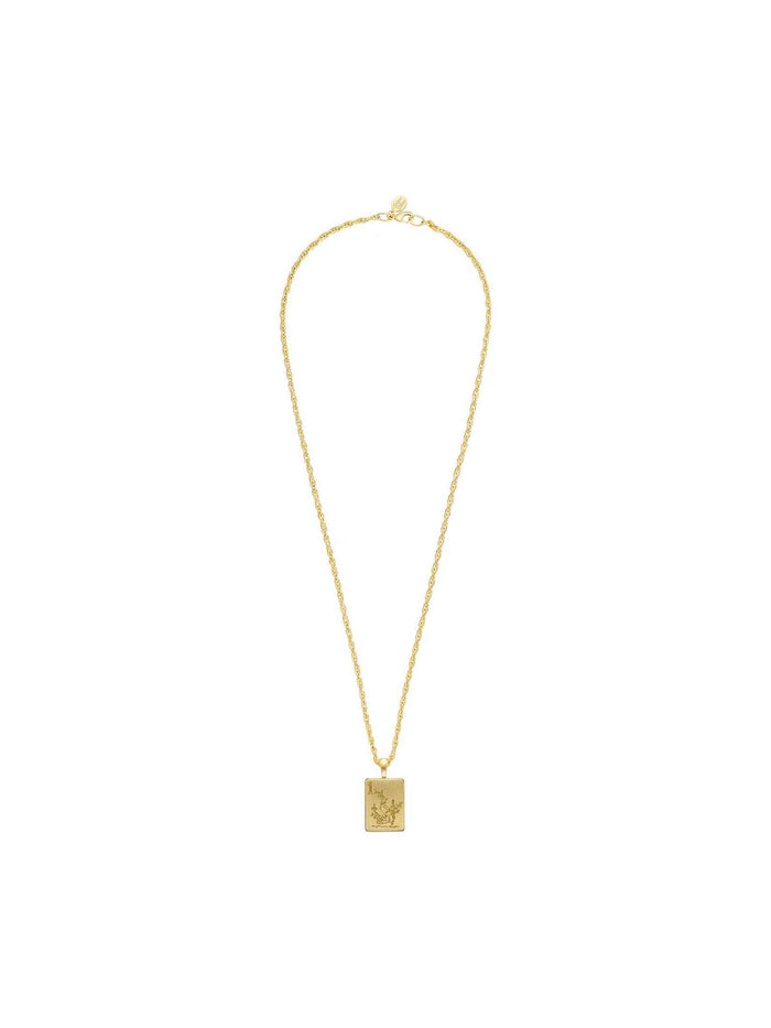 1 Bam Bird Mahjong Tile Long Necklace