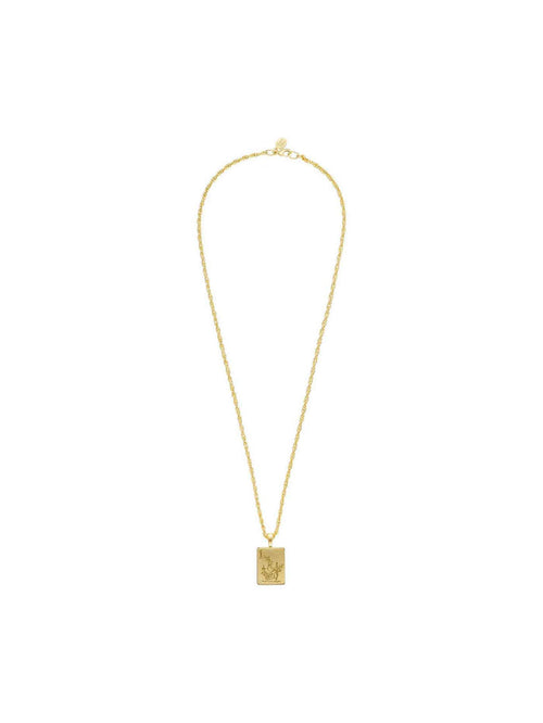 1 Bam Bird Mahjong Tile Long Necklace