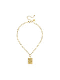 1 Bam Bird Mahjong Tile Paperclip Necklace