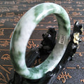 10% OFF- 57/58/59 mm Certified Natural Jadeite Emerald Jade Bangle《Grade A》A129