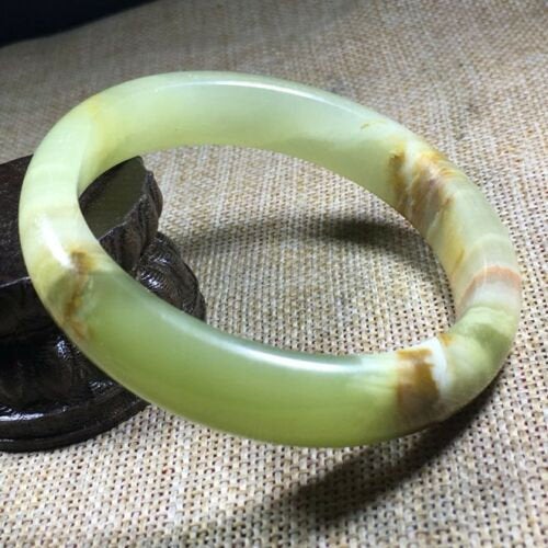 10% OFF- 57/58/59mm Certified Natural Color Jadeite Emerald A*Jade HandCarved Bangle A263
