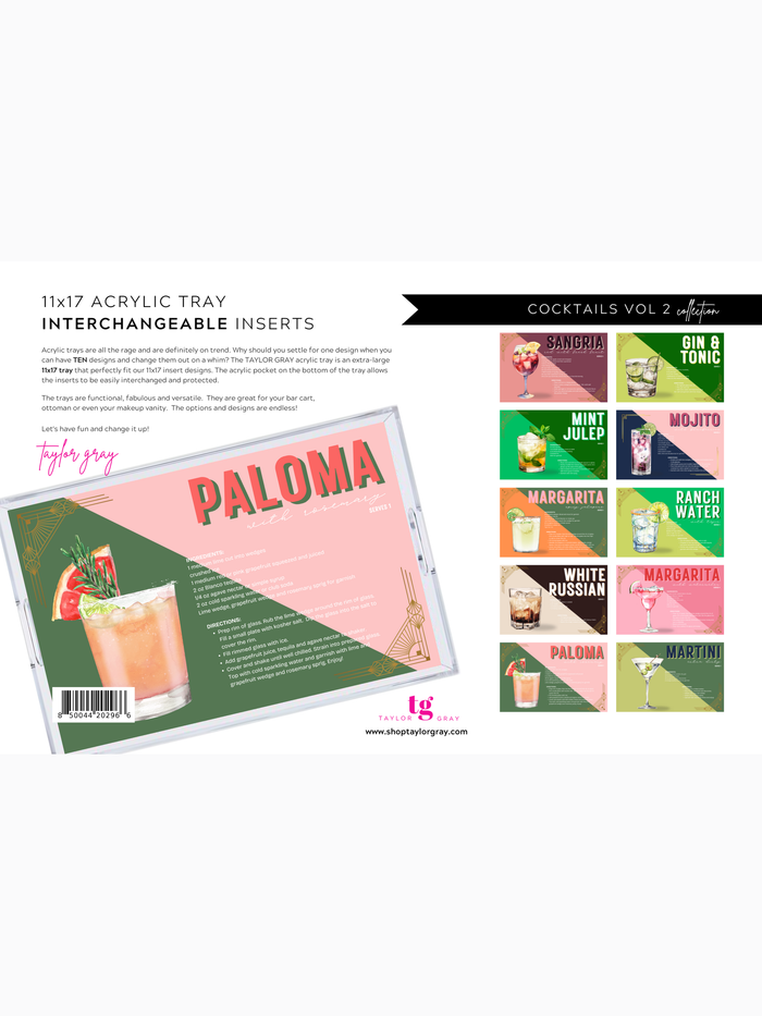 11x17 COCKTAILS VOL 2