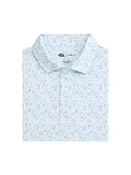 19th Hole Printed Performance Polo - Breeze