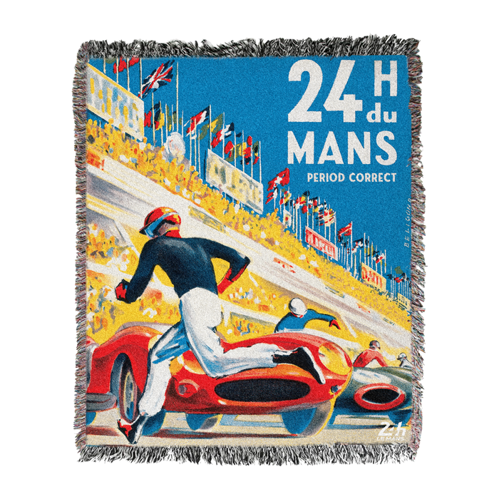 24 LM POSTER JACQUARD WOVEN BLANKET