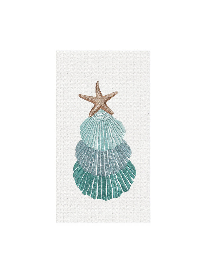 3 Scalloped Shells Towel