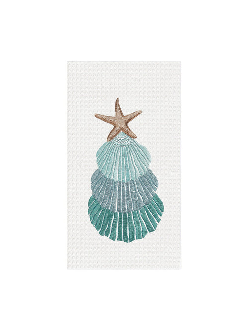 3 Scalloped Shells Towel
