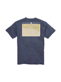 30-A Coastline Postcard Tee - Dark Denim