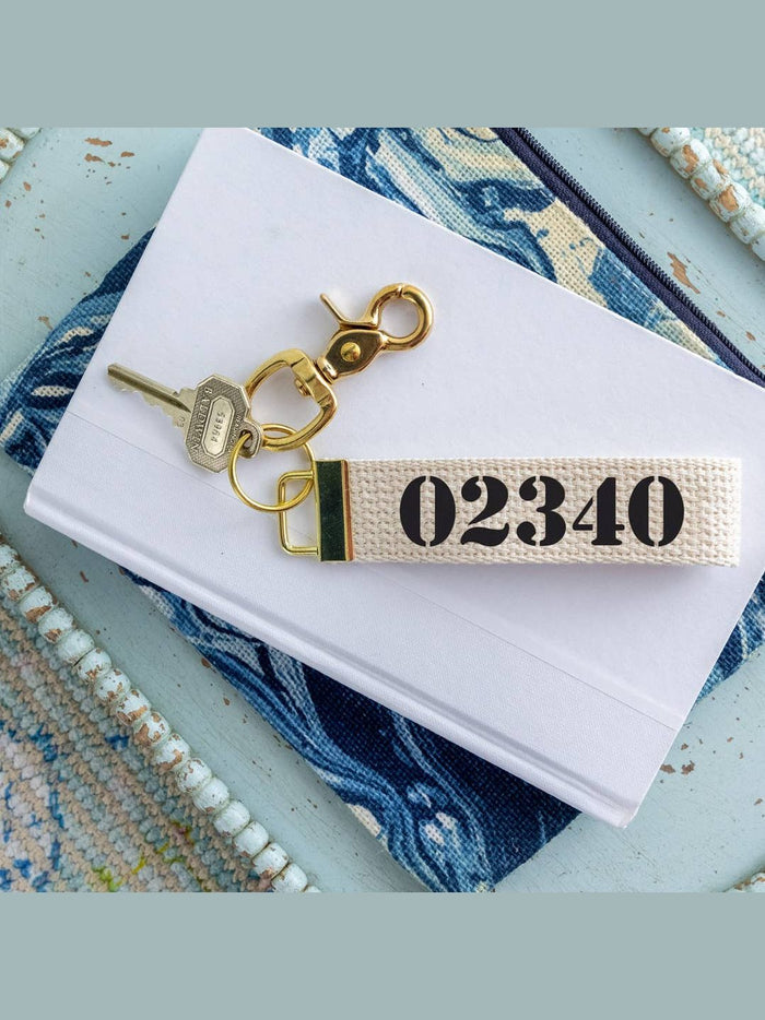32461 Nautical Blue Personalized Keychain