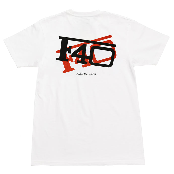 40 TEE WHITE