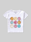 9 Happy Face Crew Tee