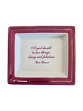 Wise Saying Tray - A Girl Should be Two Things
