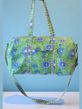 Alice Green and Blue Floral Duffel Bag