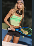All Clear Striped Cami - Retro Stripe: Whipped Lime