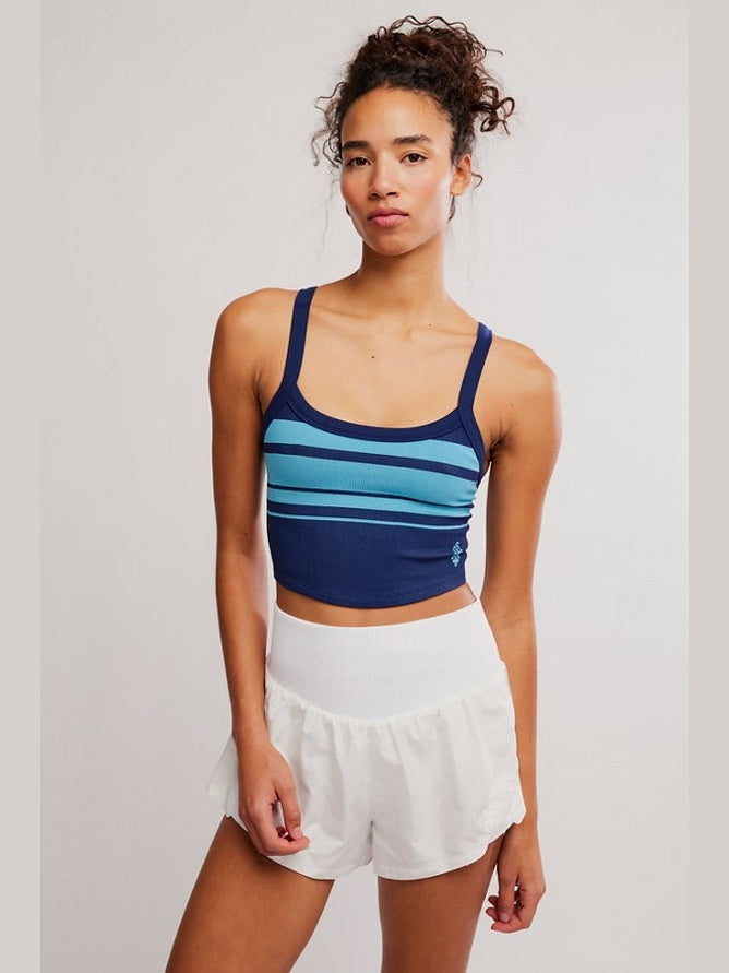 All Clear Striped Cami Midnight Navy/Blue
