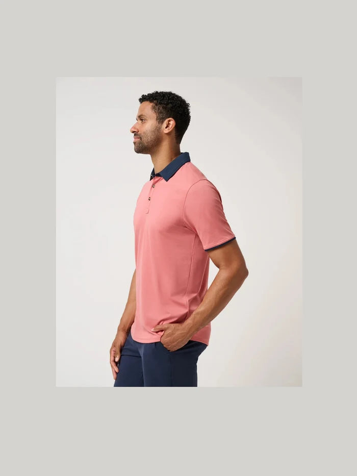 All Day Social Club Polo - Brick Dust