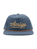 Amigo Embr Logo 5 Panel Cap - High-Quality Snapback