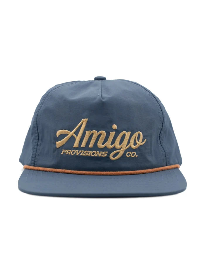 Amigo Embr Logo 5 Panel Cap - High-Quality Snapback