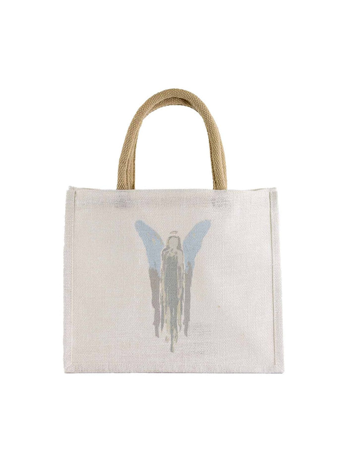 Angel Gift Tote   White/Ice/Gray   12x10x8