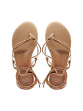 Angie Anklewrap Sandal - Tan