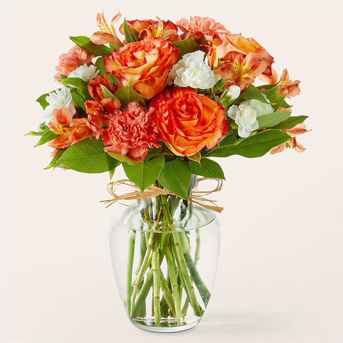 Apricot Glow Bouquet – BUEHLER'S FLORAL, Wooster OH