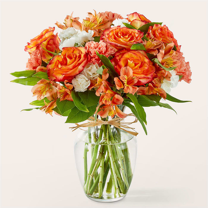 Apricot Glow Bouquet – BUEHLER'S FLORAL, Wooster OH