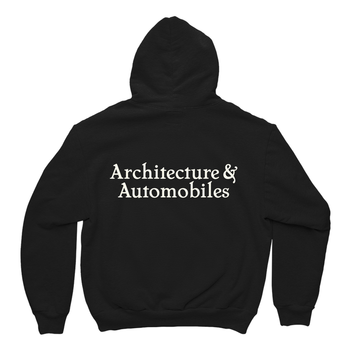 ARCHITECTURE & AUTOMOBILES HOODIE BLACK