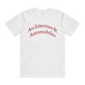 ARCHITECTURE & AUTOMOBILES TEE WHITE