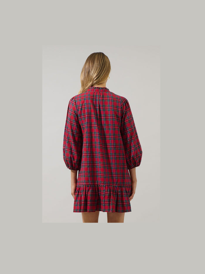 Arvada Plaid Deneta Shift Mini Dress