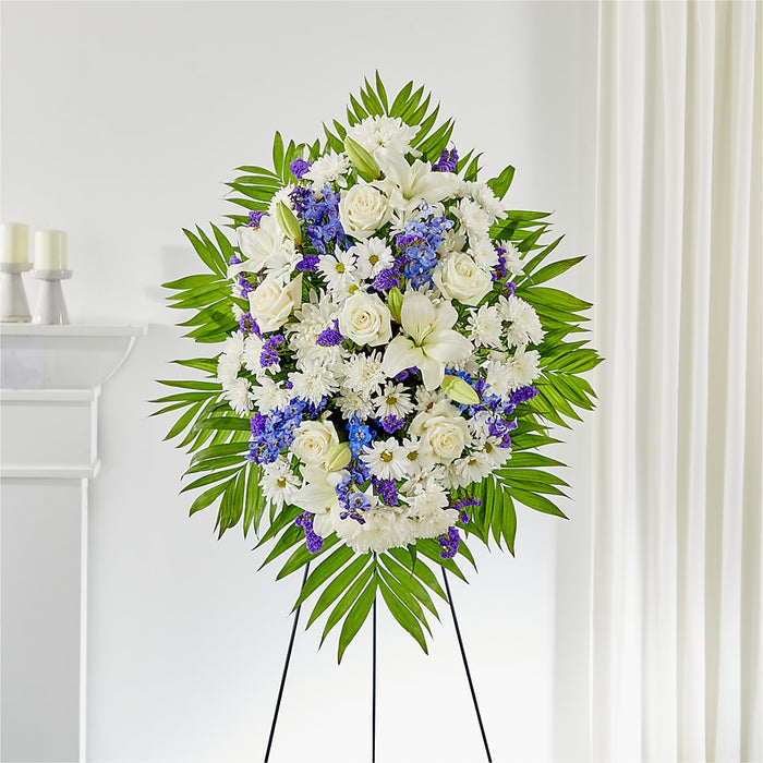 At Rest Standing Spray – BUEHLER'S FLORAL, Wooster OH