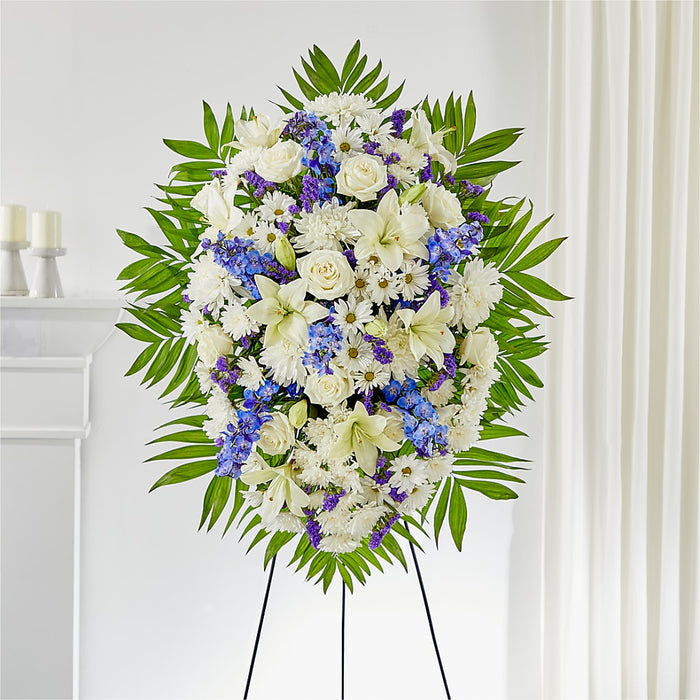 At Rest Standing Spray – BUEHLER'S FLORAL, Wooster OH