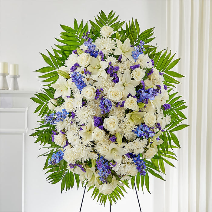 At Rest Standing Spray – BUEHLER'S FLORAL, Wooster OH