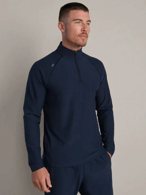 Atmosphere Midweight 1/4 Zip - Navy