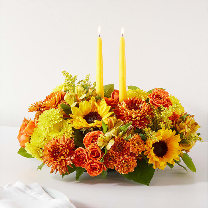 Autumn Harmony Centerpiece – BUEHLER'S FLORAL, Wooster OH