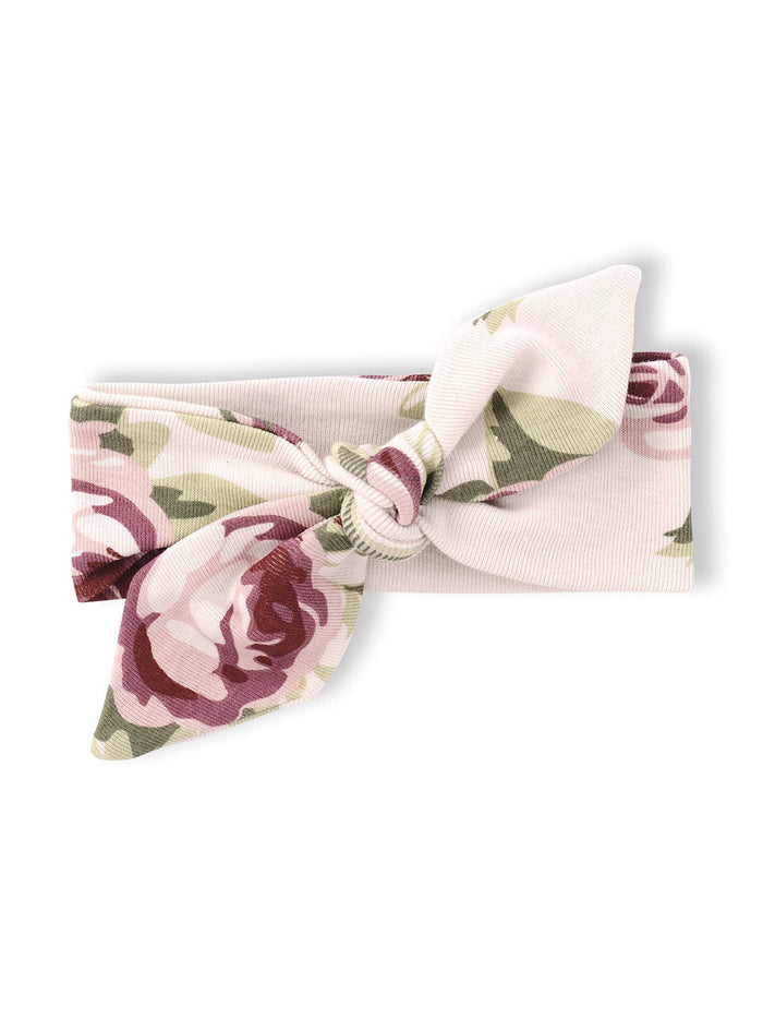 Baby Girl's Cabbage Rose Cotton Headband