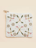 Bandy Racket & Ball Beaded Coin Pouch