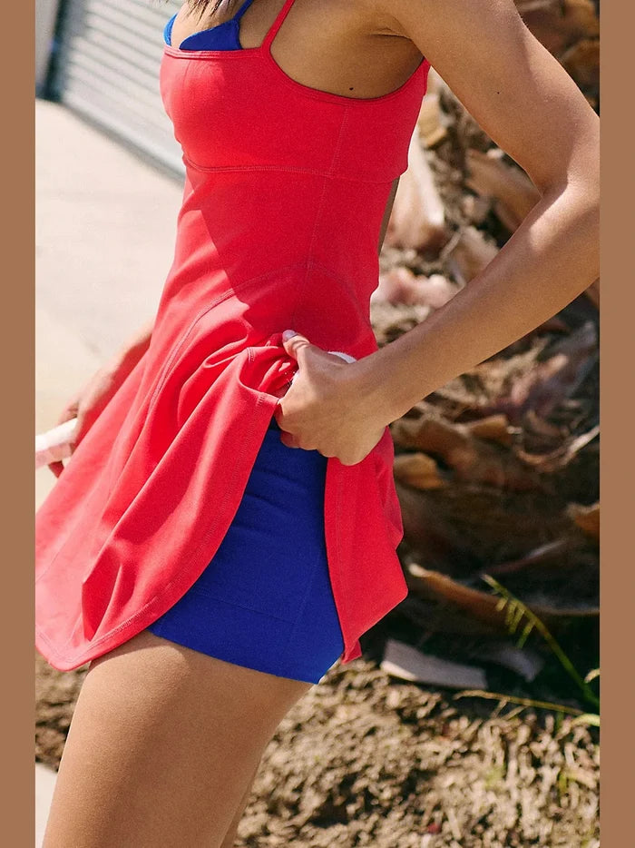 Baseline Tempo Dress - Grapefruit Combo