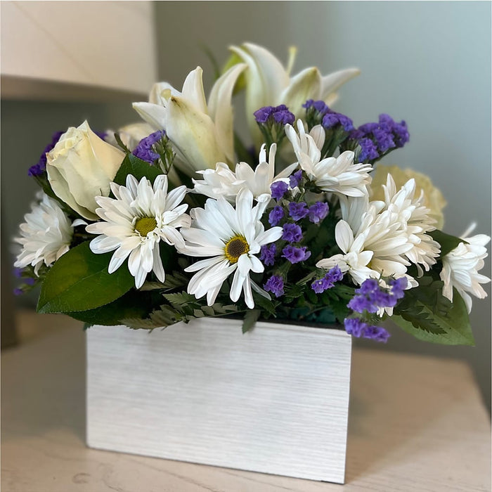Beyond Blue Box Bouquet – BUEHLER'S FLORAL, Wooster OH