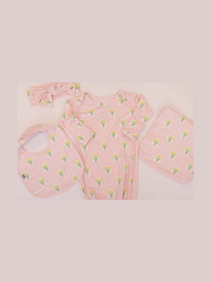 Bib Set - Fancy Tulips