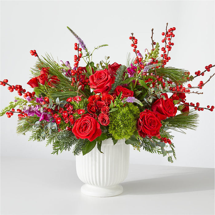 Big Red Bow Bouquet – BUEHLER'S FLORAL, Wooster OH