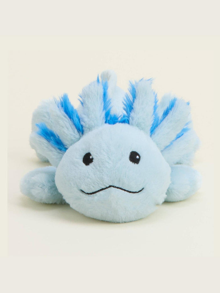 Blue Axolotl Warmies Junior