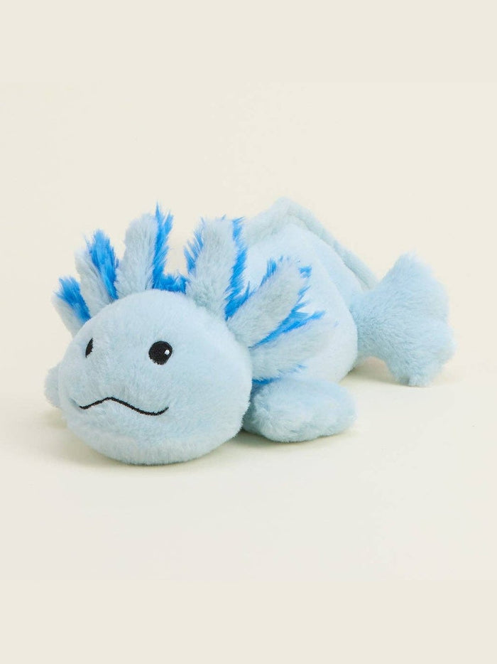 Blue Axolotl Warmies Junior