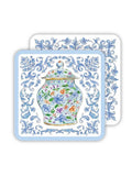 Blue Chinoiserie Paper Coaster