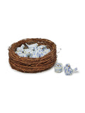 Blue Hydrangea Decorative Bird