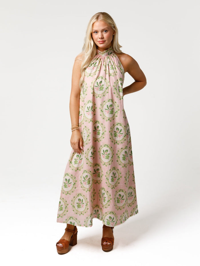 Blythe Voile Dress - Pink Keylime