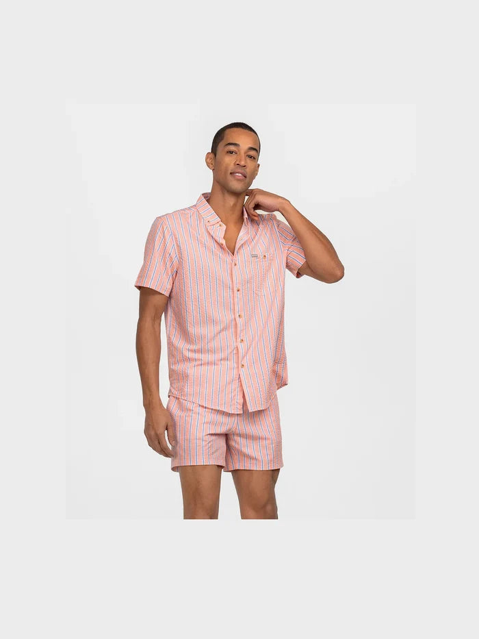 Boardwalk Seersucker Baja Shirt SS