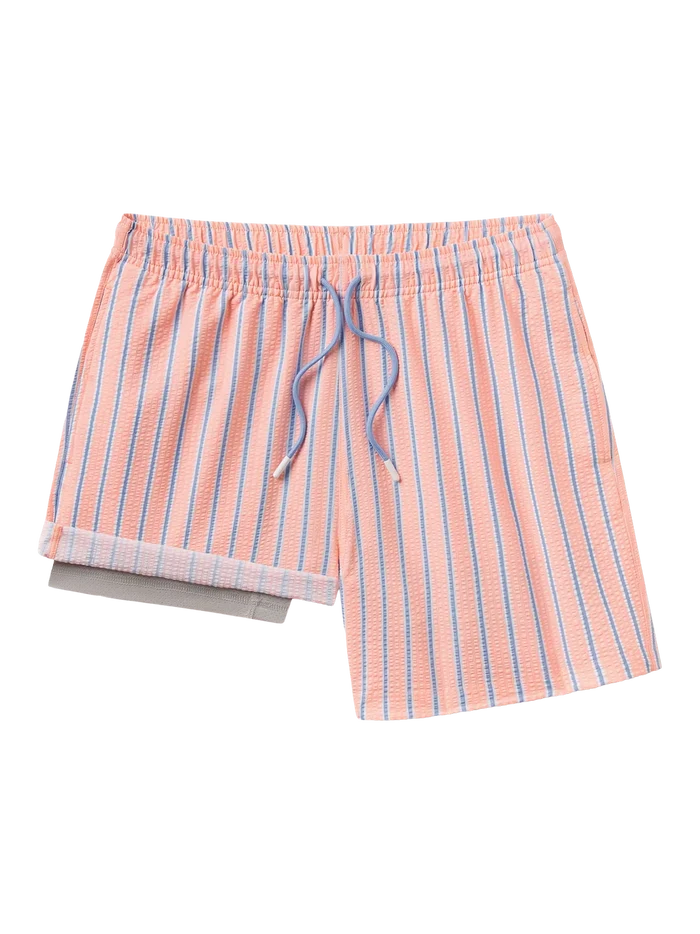 Boardwalk Seersucker Swim Shorts