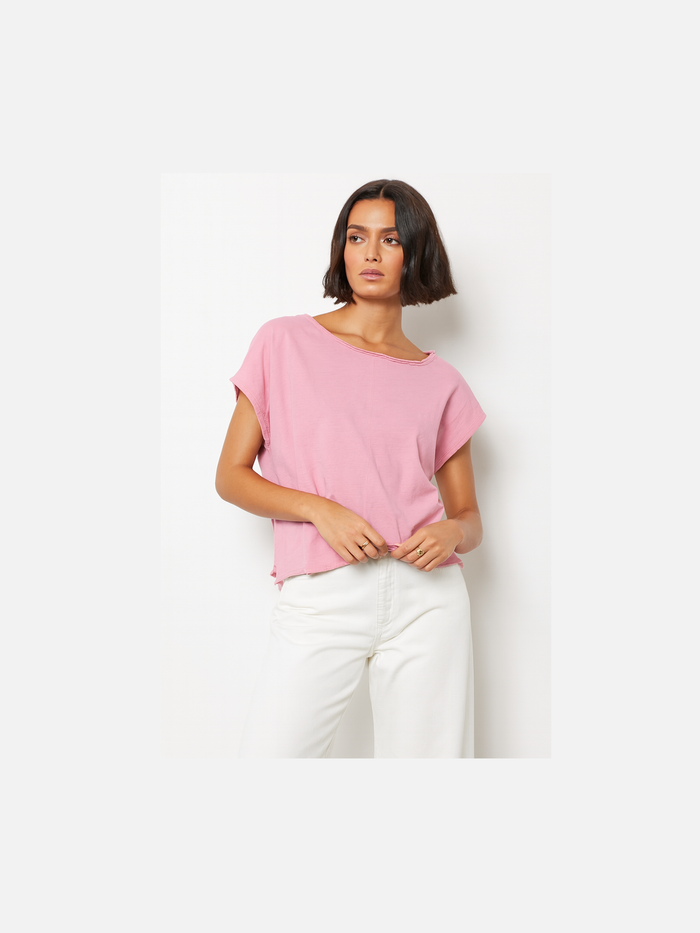 Boatneck S/S Sweatshirt - Sweetheart