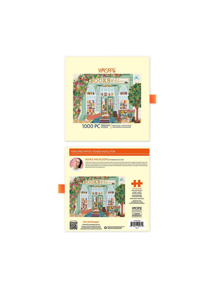 Books And Blooms 1000 Piece Puzzle