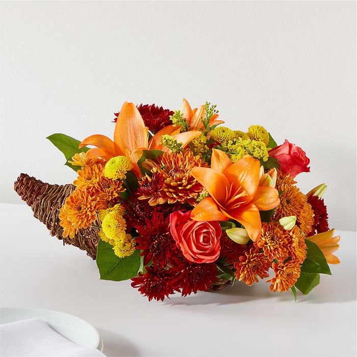 Bouquet of Blessings Cornucopia – BUEHLER'S FLORAL, Wooster OH